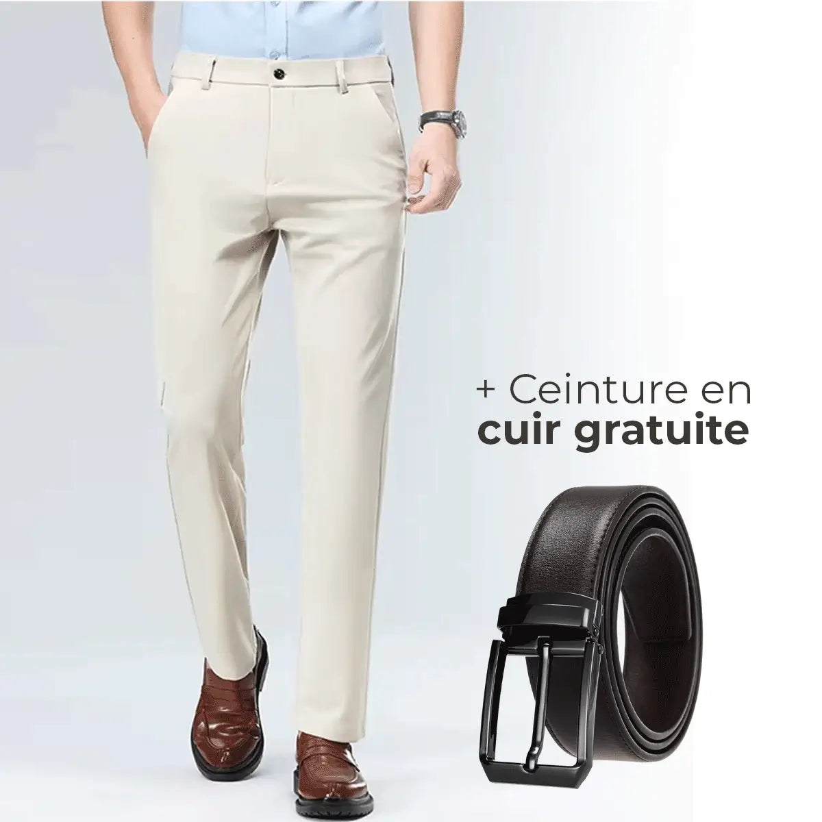 Elastic Social Trousers Luffy® (+ Free Leather Belt)