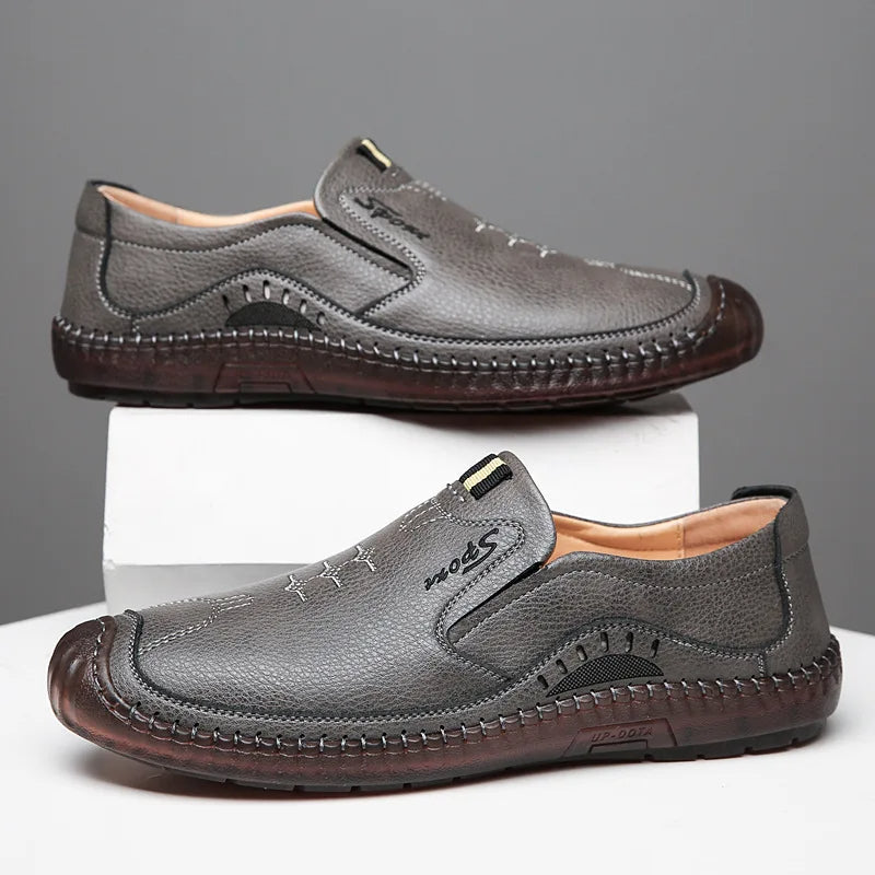 Mocassin Italien Décontracté® | Fabriqué en Cuir Véritable