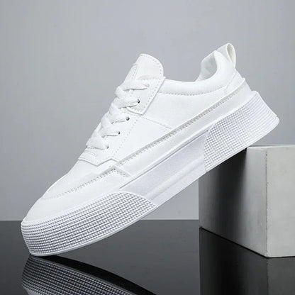 Sneaker classique en cuir blanc