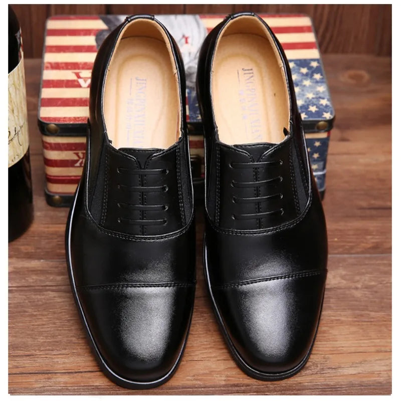 Chaussure de Costume Boss Italienne - Cuir Véritable