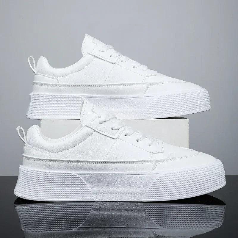 Sneaker classique en cuir blanc