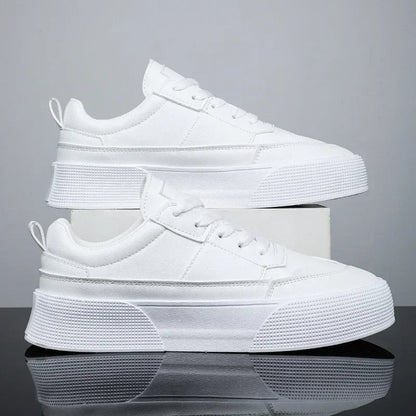 Sneaker classique en cuir blanc