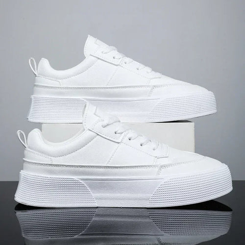 Sneaker classique en cuir blanc