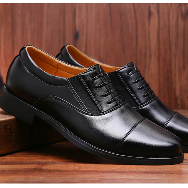 Chaussure de Costume Boss Italienne - Cuir Véritable