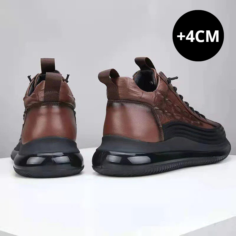 Baskets Homme motif crocodile – Élégance et Confort
