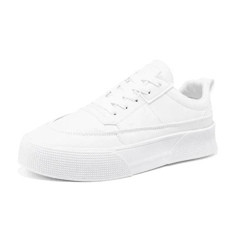 Sneaker classique en cuir blanc