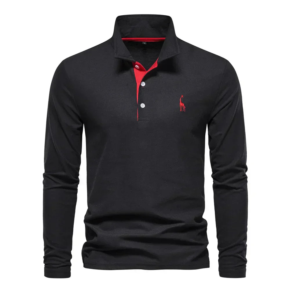 Polo à Manches Longues pour Hommes
