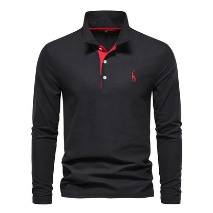 Polo à Manches Longues pour Hommes