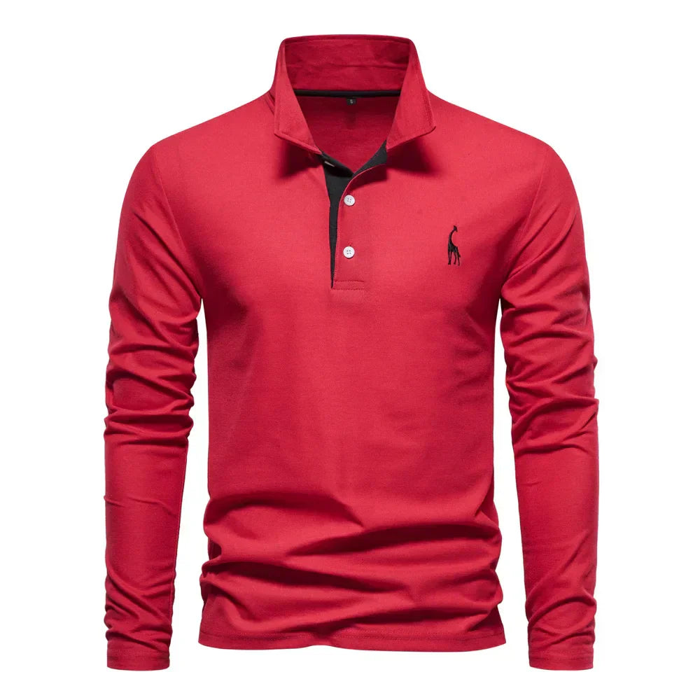 Polo à Manches Longues pour Hommes