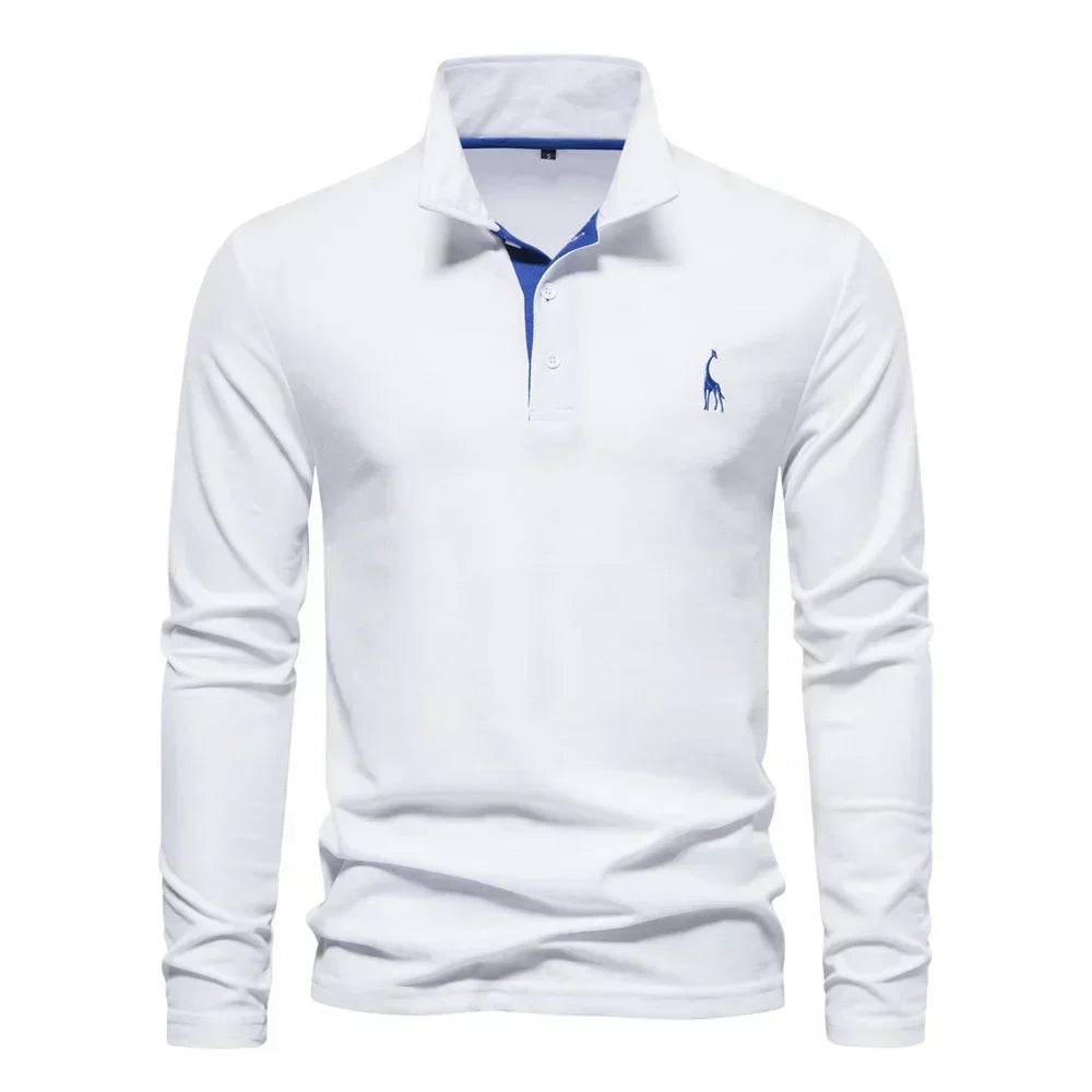 Polo à Manches Longues pour Hommes