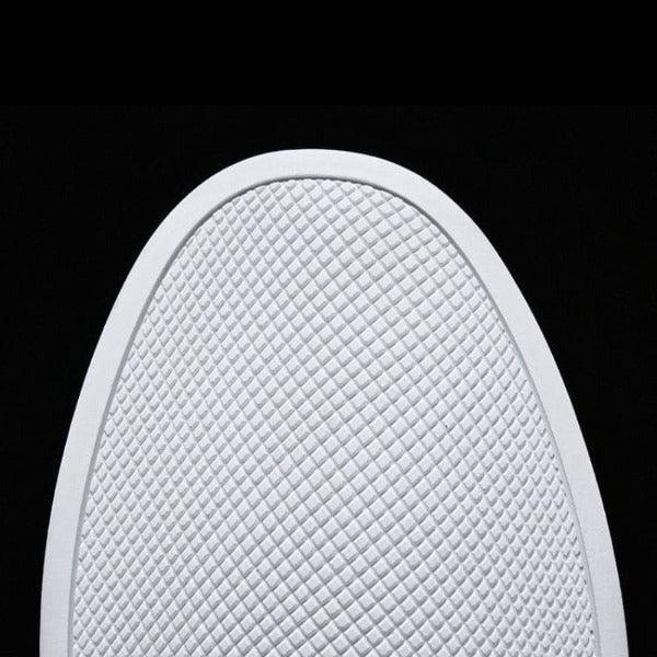 Baskets en Cuir pour Hommes Plates