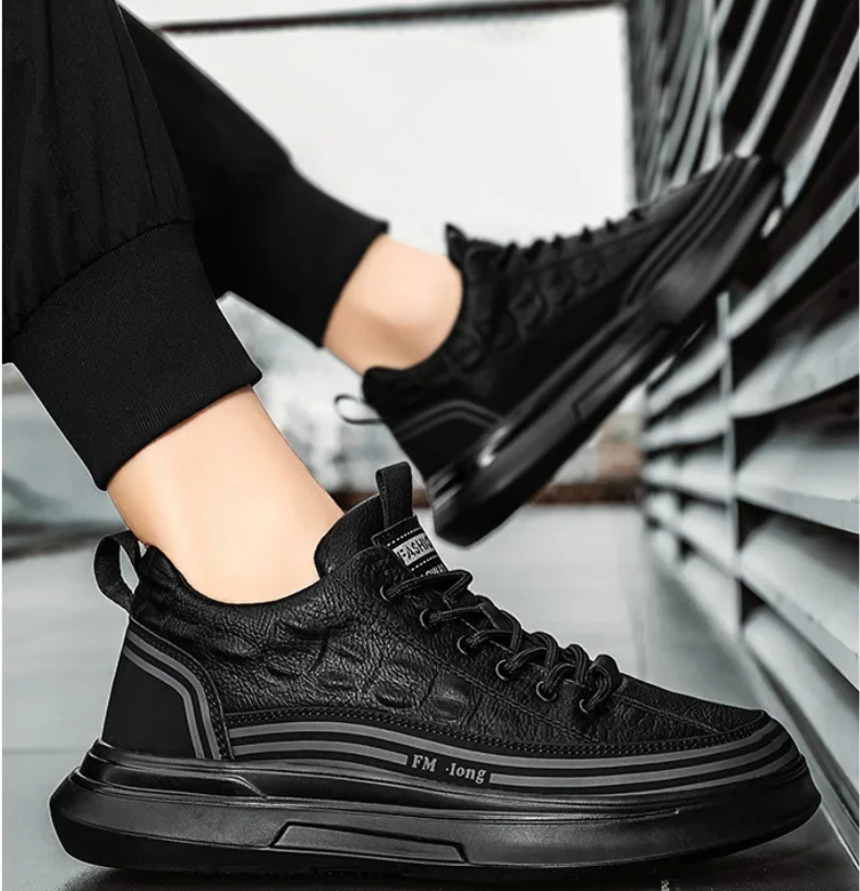 Baskets Décontractées en Cuir Véritable CityStride