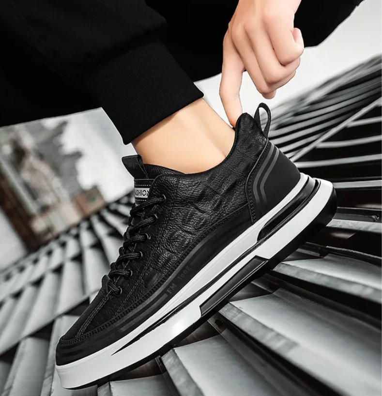 Baskets Décontractées en Cuir Véritable CityStride