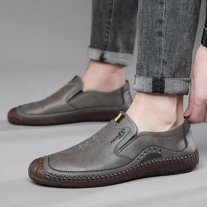 Mocassin Italien Décontracté® | Fabriqué en Cuir Véritable