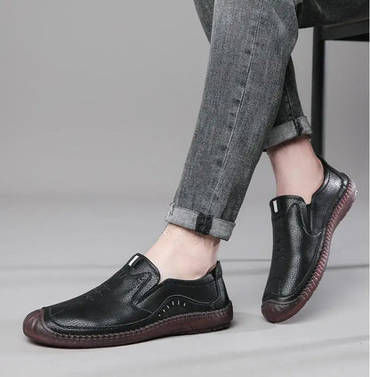Mocassin Italien Décontracté® | Fabriqué en Cuir Véritable